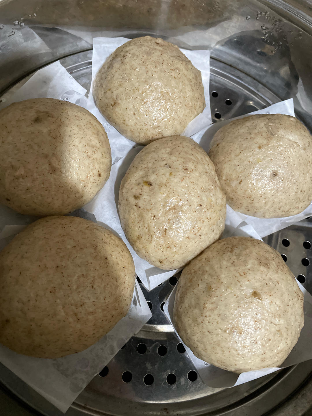 快手清新的香蕉牛奶馒头