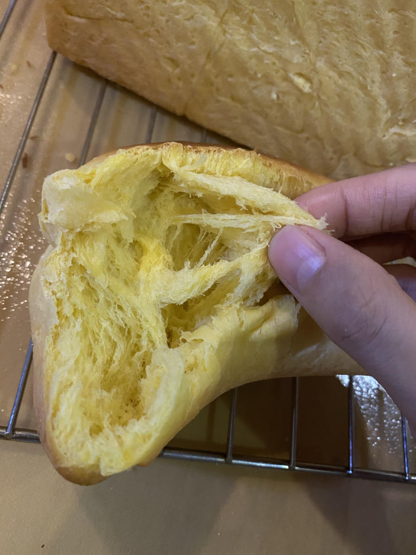 第三天依旧绵软的南瓜🎃吐司