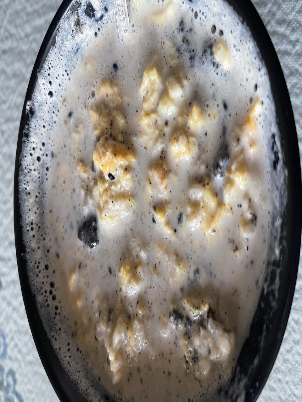 牛奶鸡蛋醪糟（酒酿甜品，不加小苏打的版本）