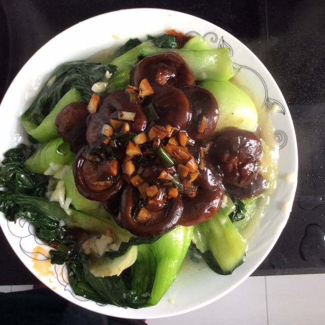 蚝油香菇菜心