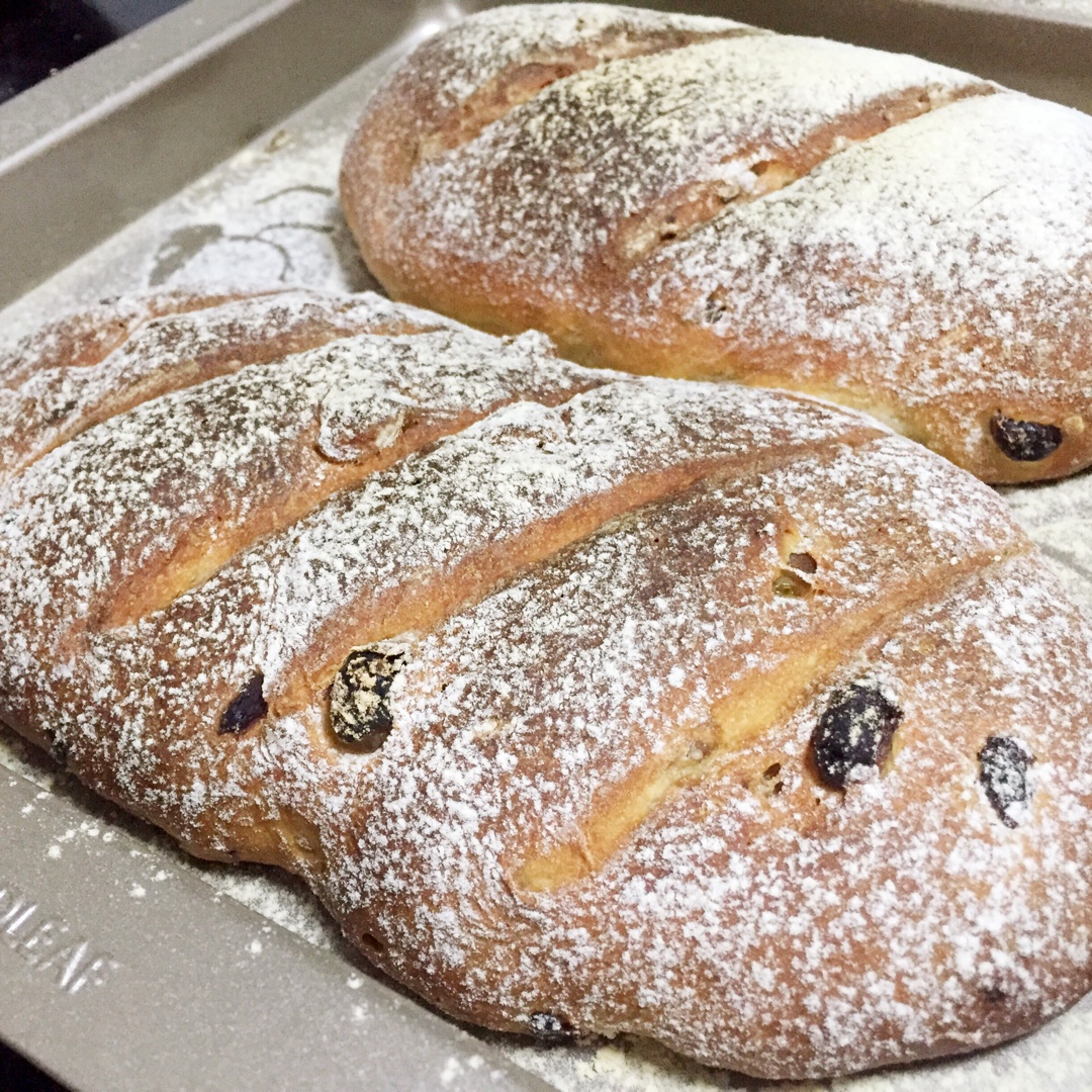 全麦核桃包～软欧包