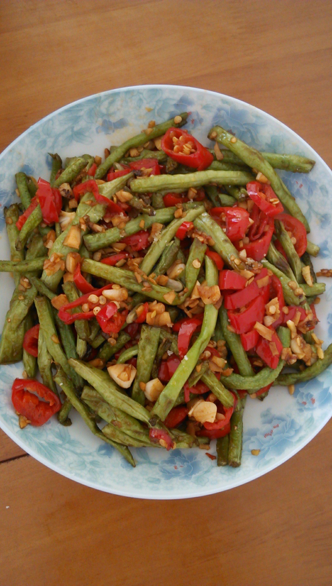 胡桃夹子夜未眠做的素干煸豆角