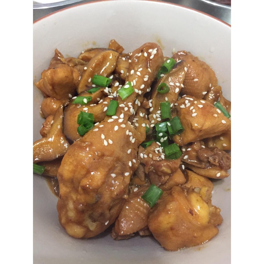 冬菇焖鸡