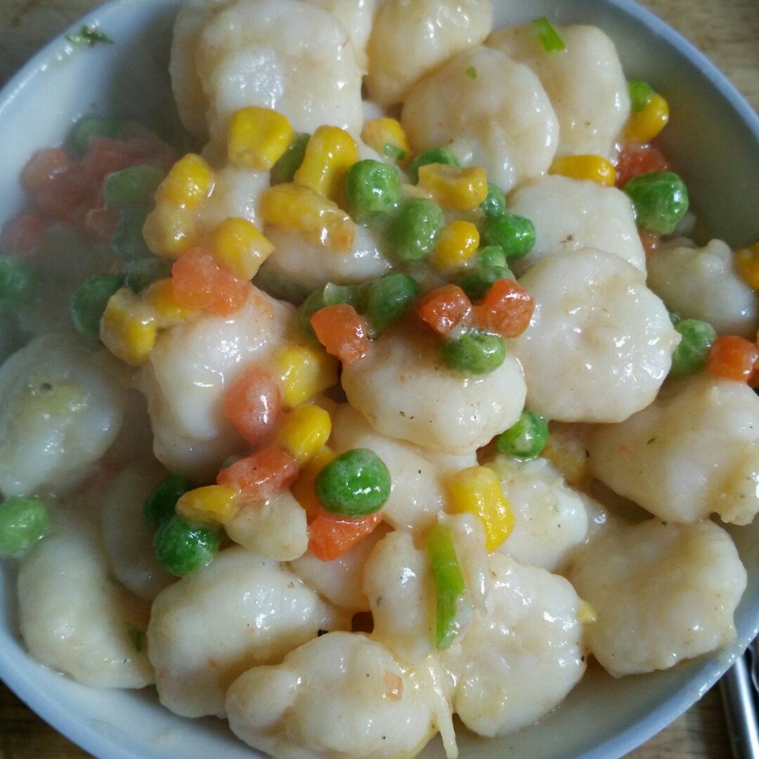 三色虾仁