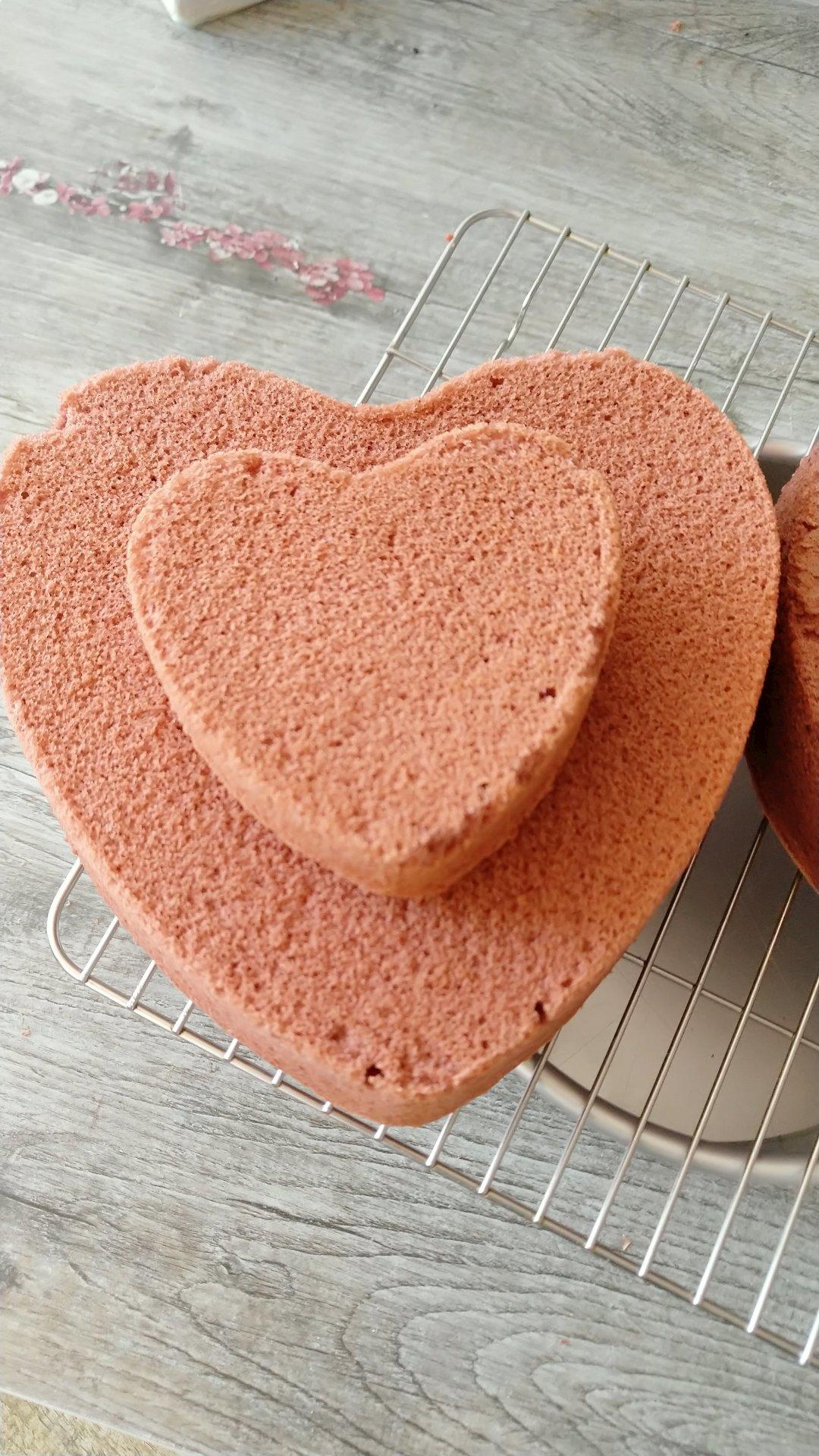 暖心红丝绒蛋糕［6寸绵软戚风版 ］