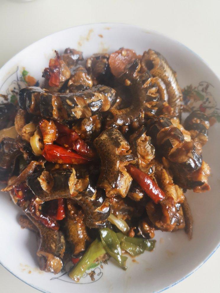 吃货吃吃吃呵呵做的红烧黄鳝