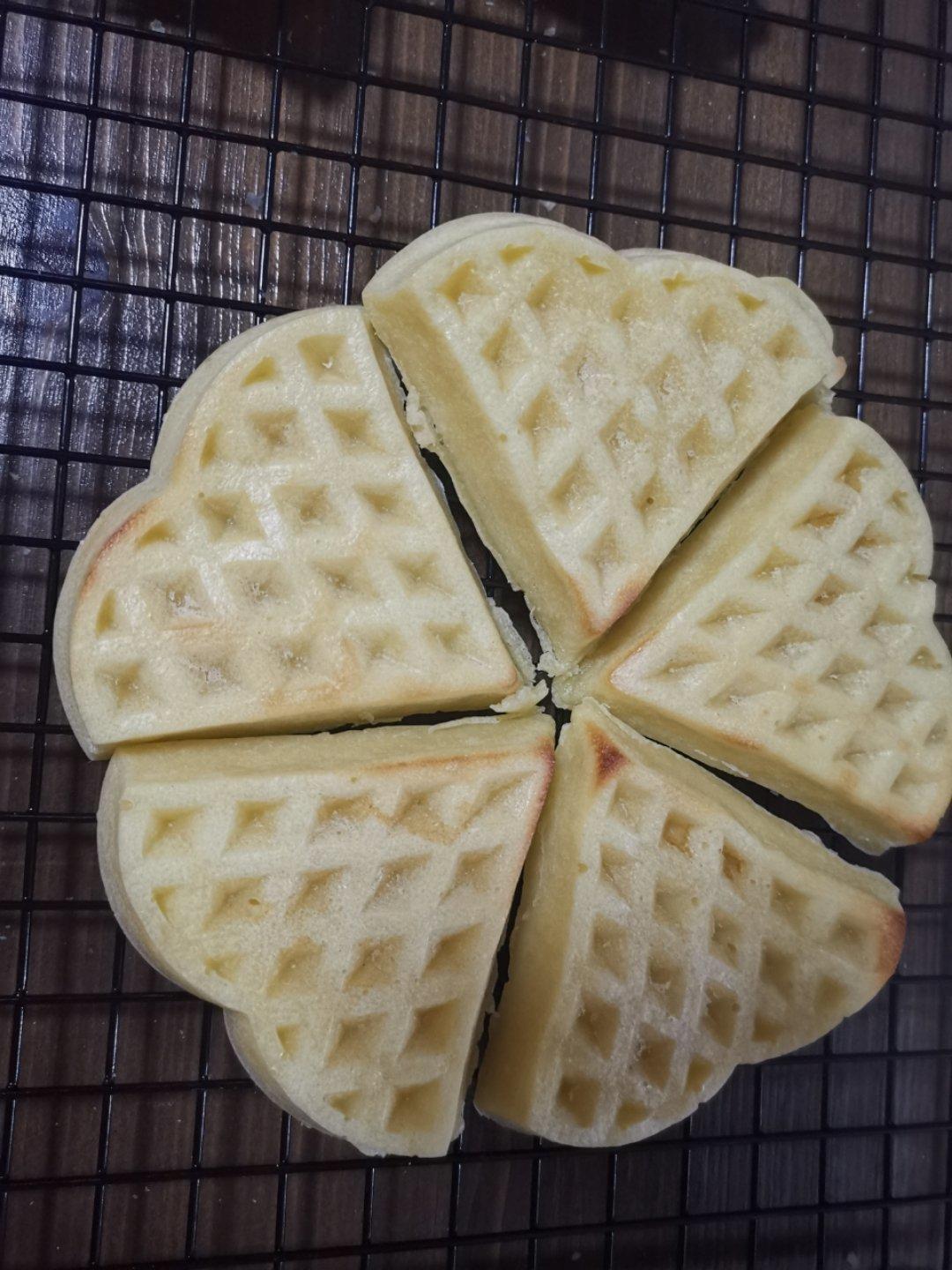 儿童早餐—蓝莓华夫饼