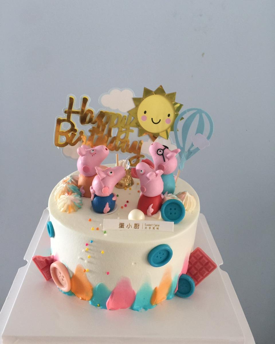 萌鸡小队生日蛋糕