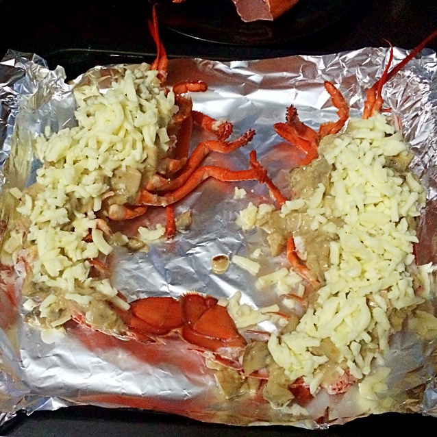 酥脆芝士焗龙虾的做法 步骤9