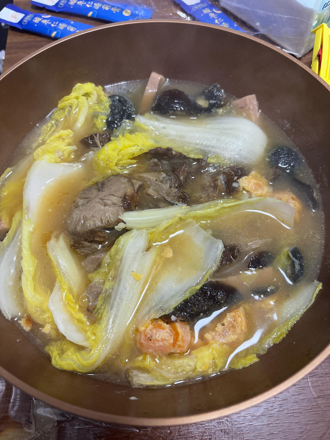 上汤娃娃菜（皮蛋➕咸鸭蛋版）