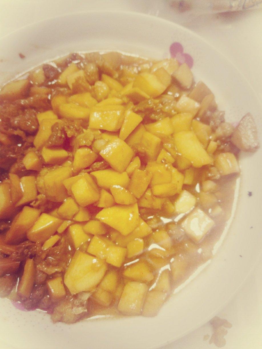 家常菜~杏鲍菇烧牛肉粒