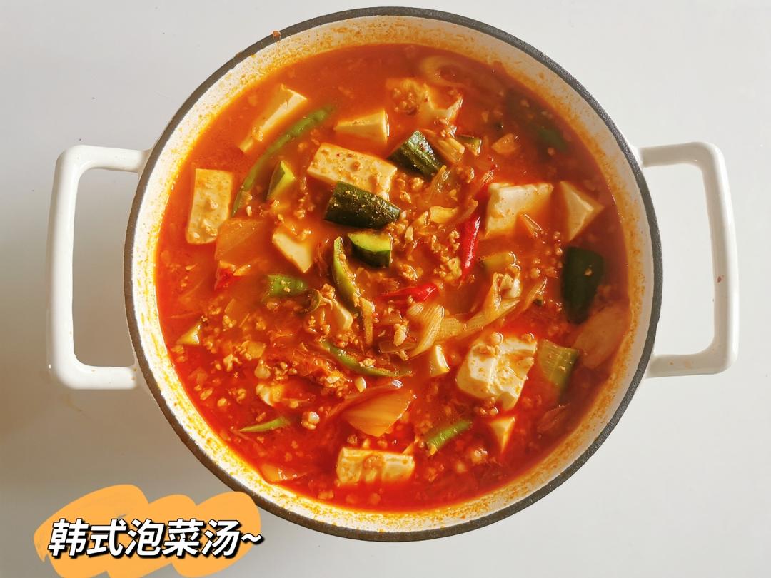 韩国大妈亲授— 韩式泡菜豆腐汤