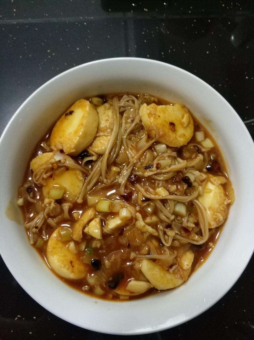 超级下饭菜--金针菇日本豆腐