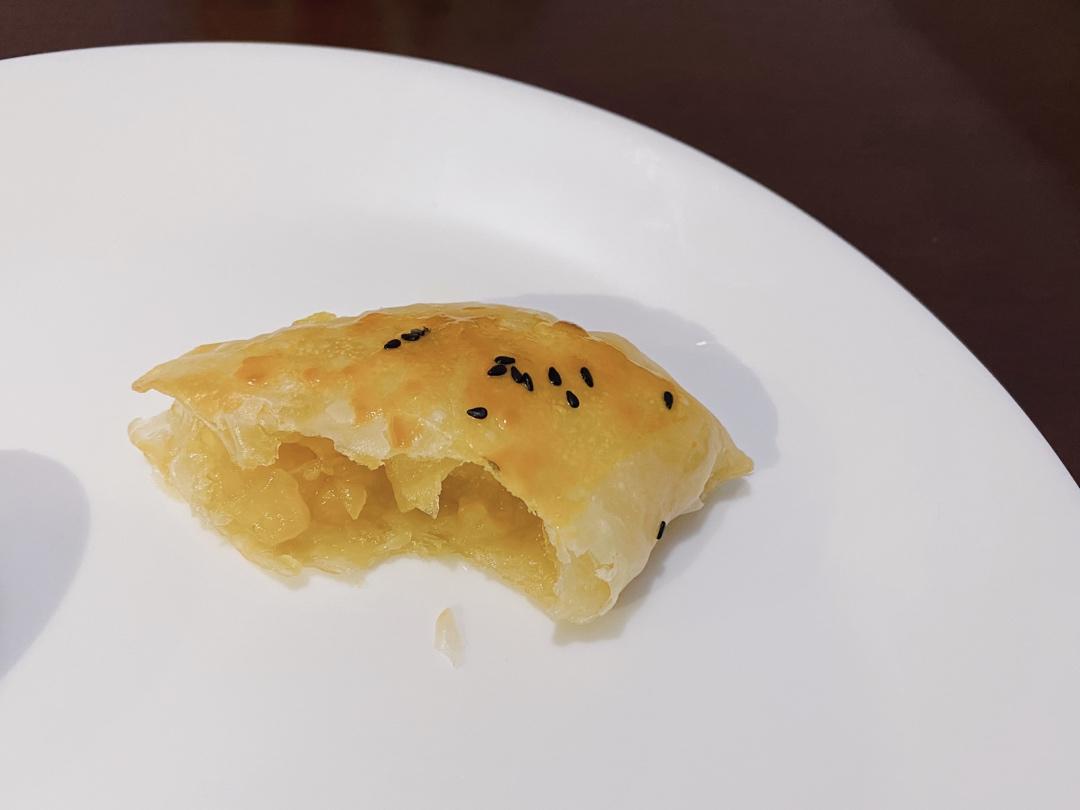 手抓饼版菠萝派（含自制菠萝馅）