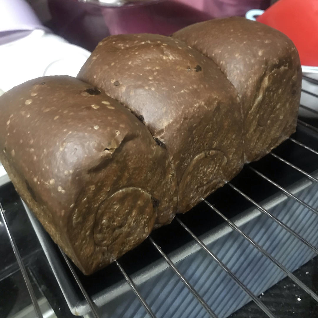 奶油巧克力吐司