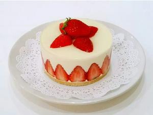 草莓慕斯蛋糕的做法 步骤6