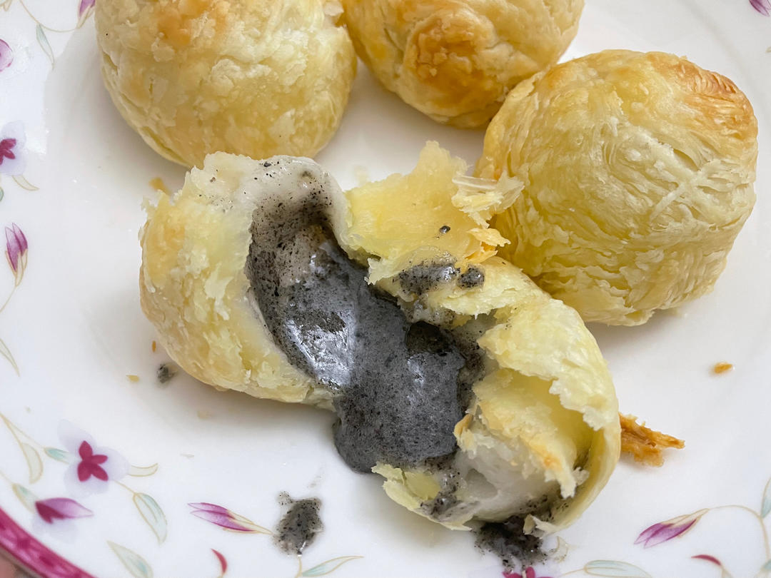汤圆➕蛋挞皮＝完美汤圆酥