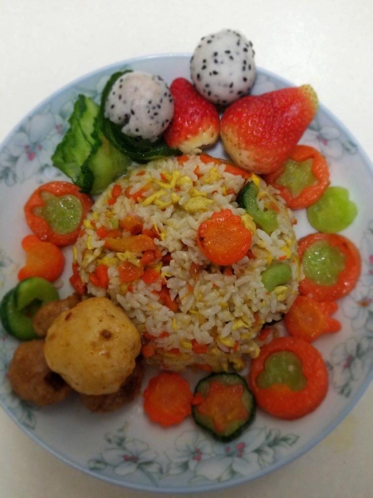 胡萝卜蛋炒饭