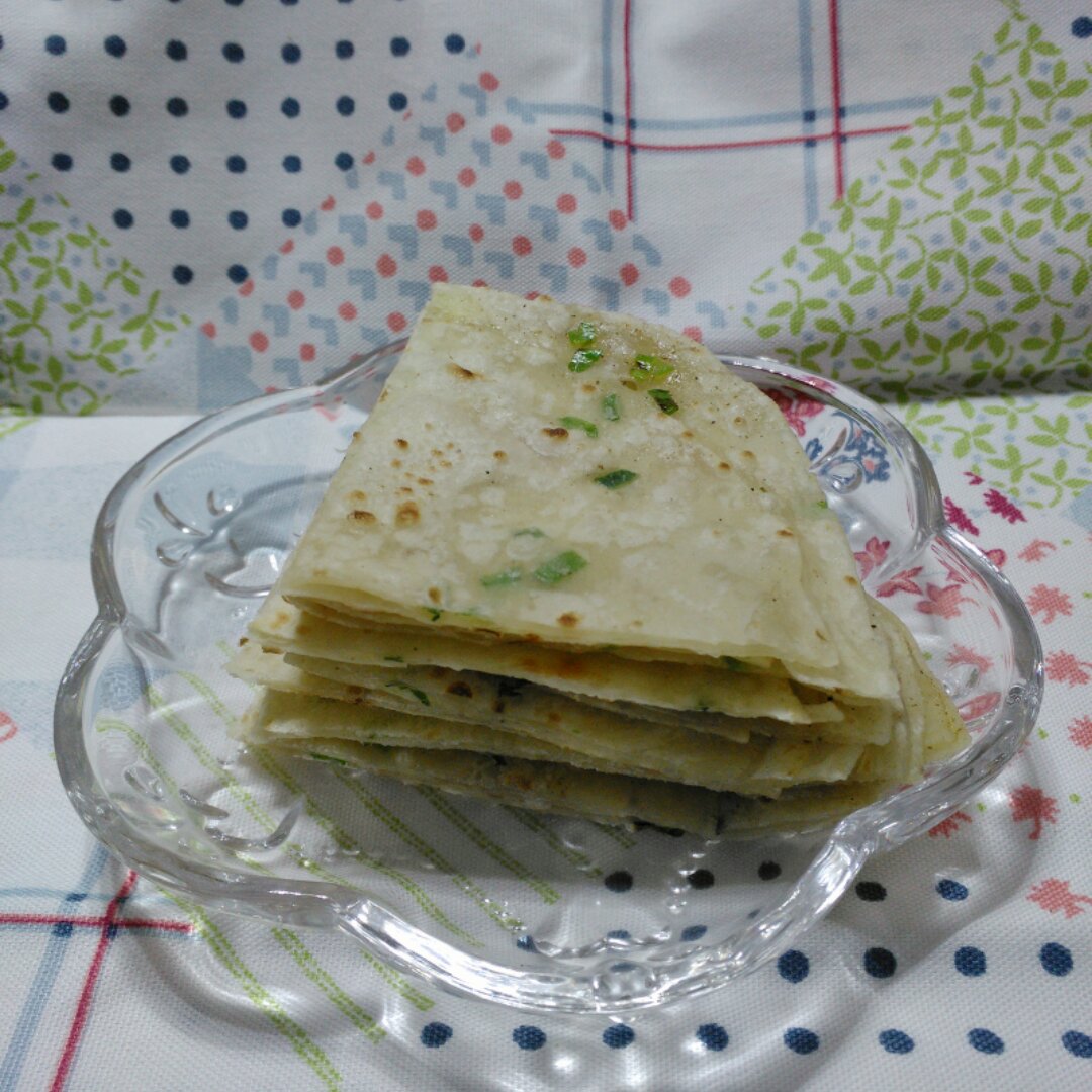 饺子皮葱油饼