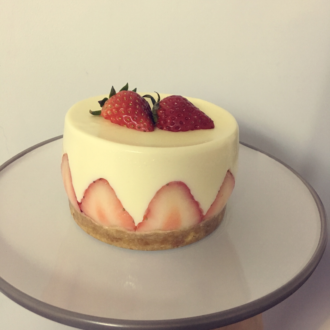 心形草莓慕斯蛋糕