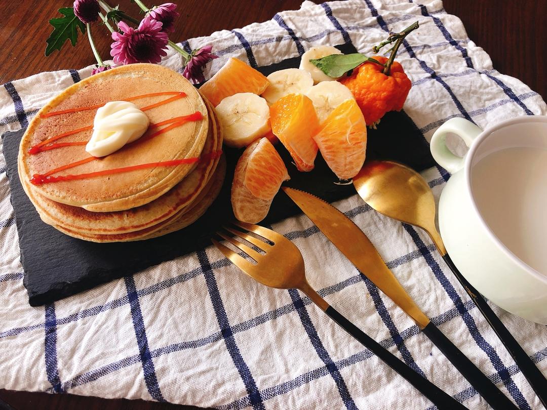 无油无糖香蕉松饼