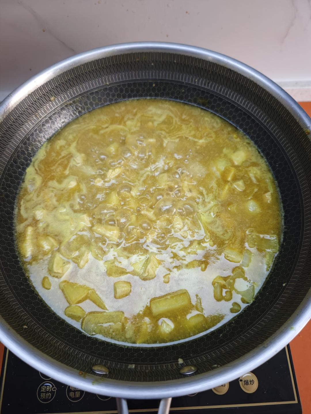 咖喱土豆鸡块(没有放胡萝卜)的做法