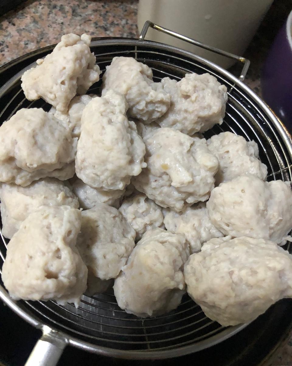 自制Q弹猪肉丸子（破壁机）