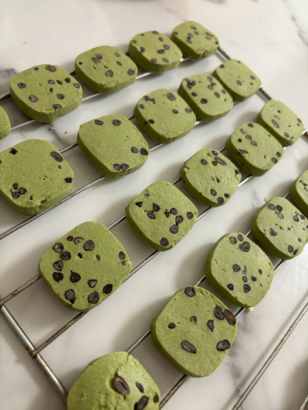 抹茶蜜豆曲奇