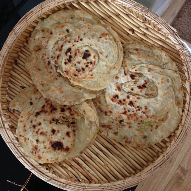 自制葱油饼
