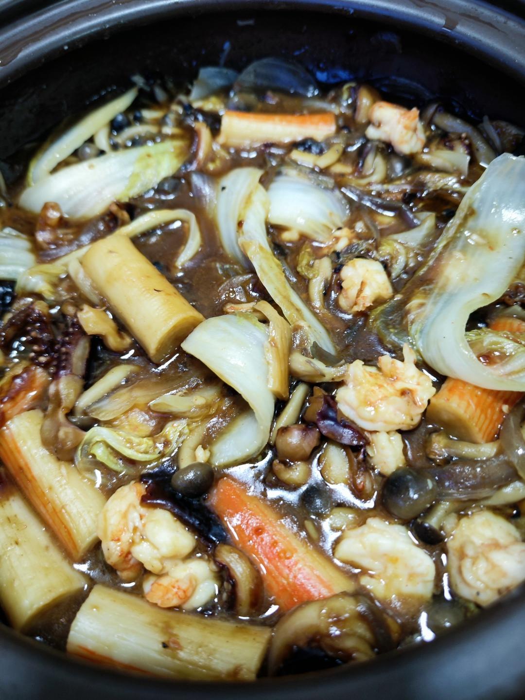 广式海鲜啫啫煲食谱给大家挖来啦，成功率百分百