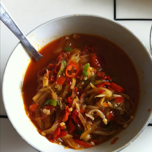红油金针菇汤