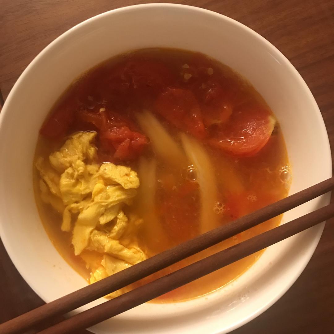 番茄鸡蛋疙瘩面