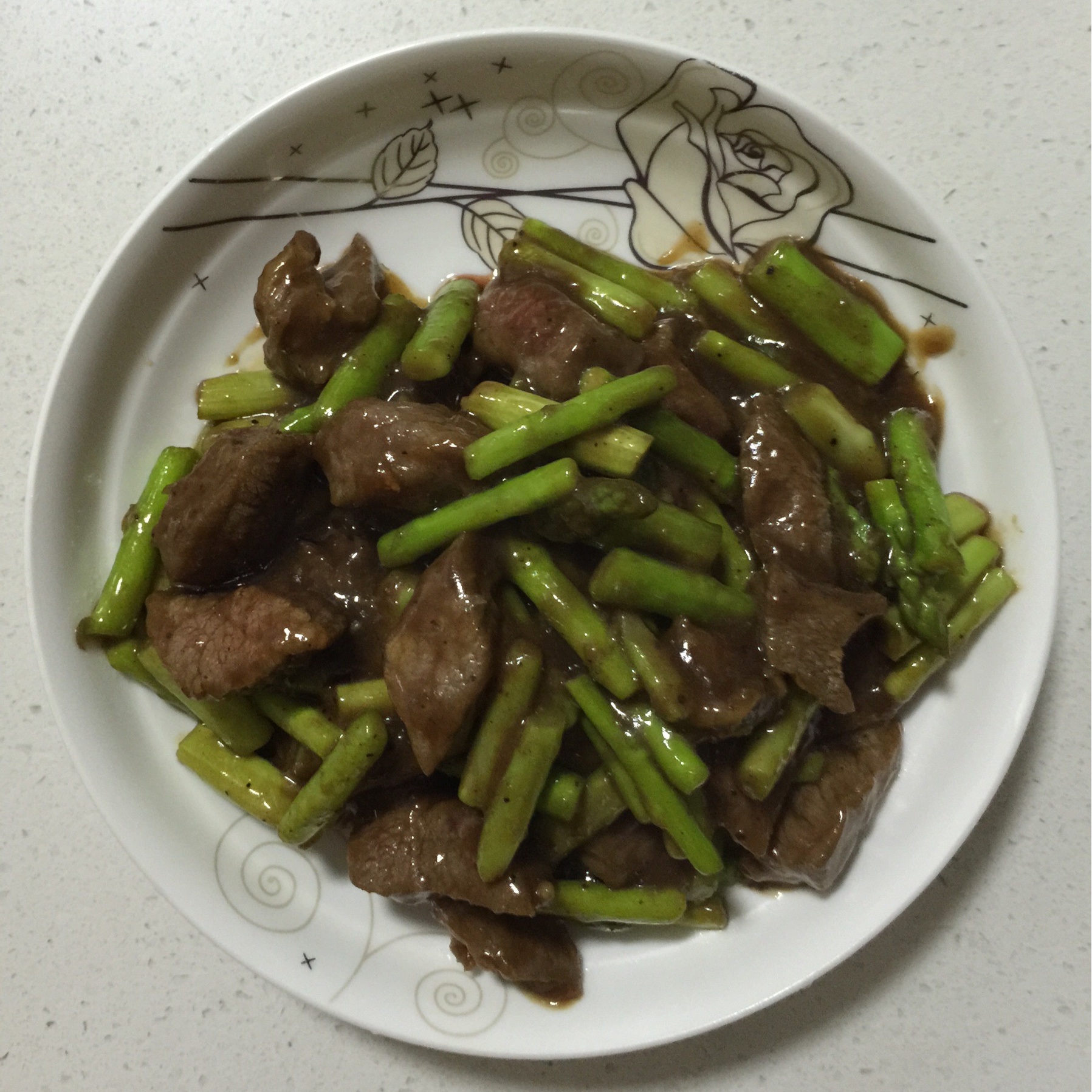 【曼食慢语】蚝油芦笋牛肉粒