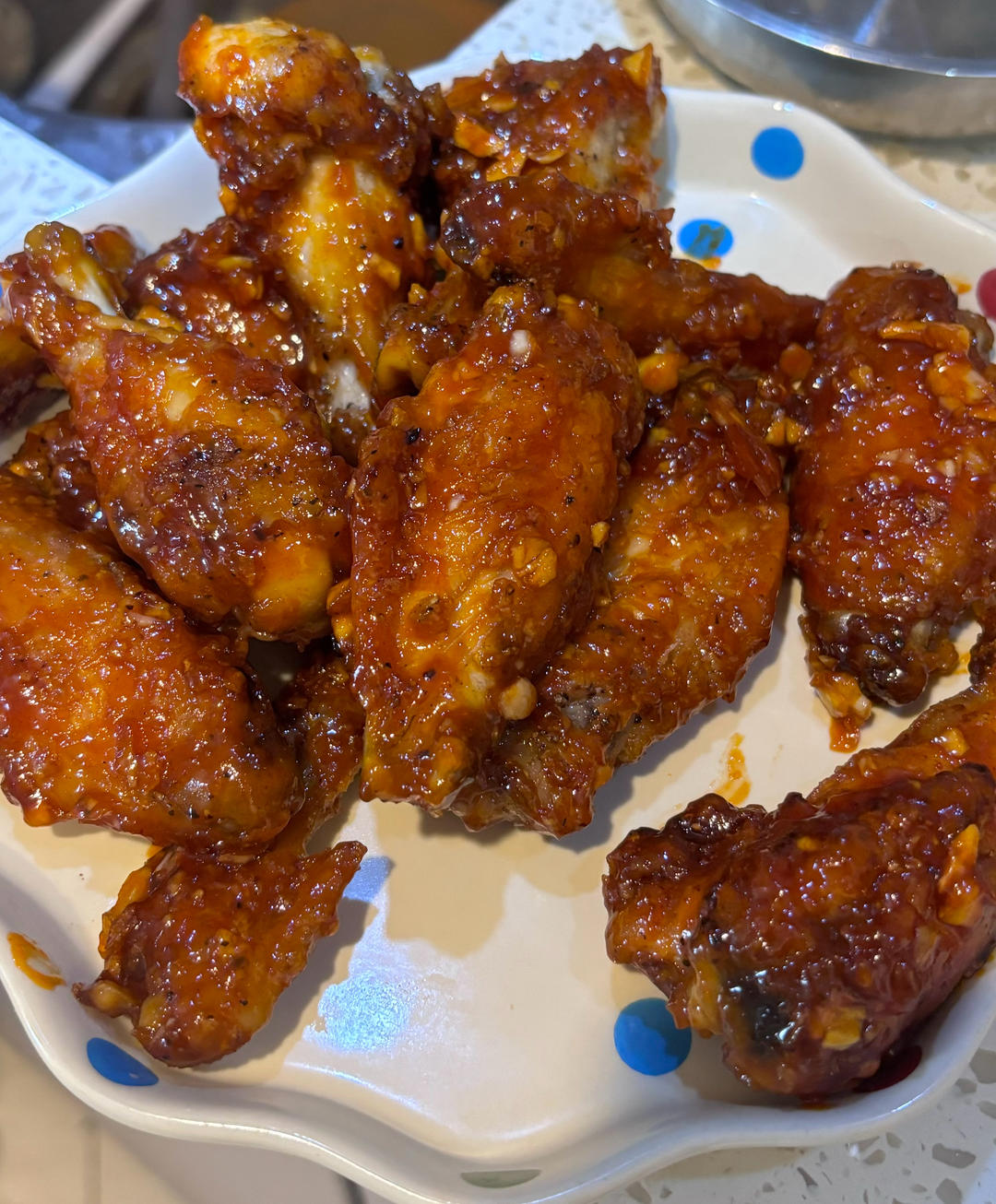 甜辣鸡翅（平底锅版）的做法