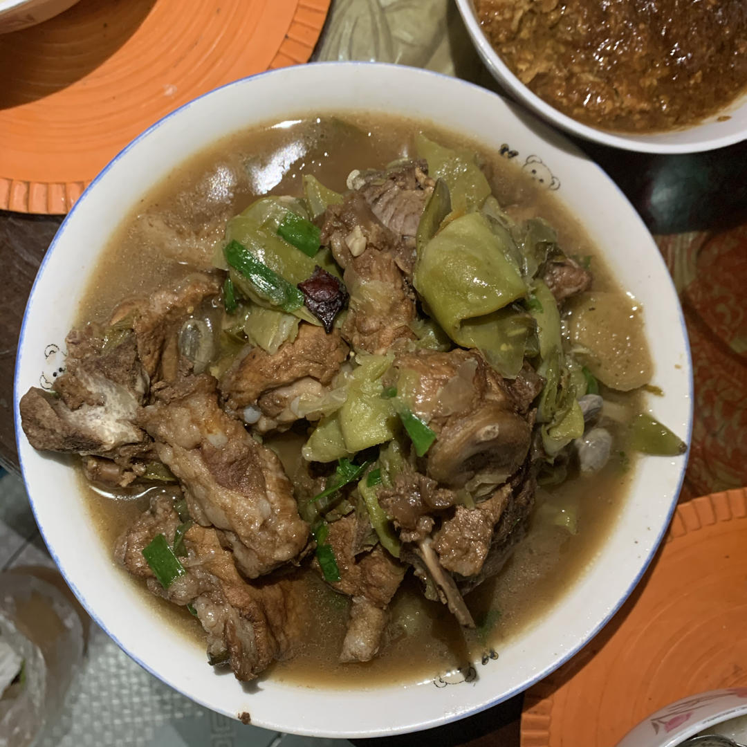 东北排骨炖豆角