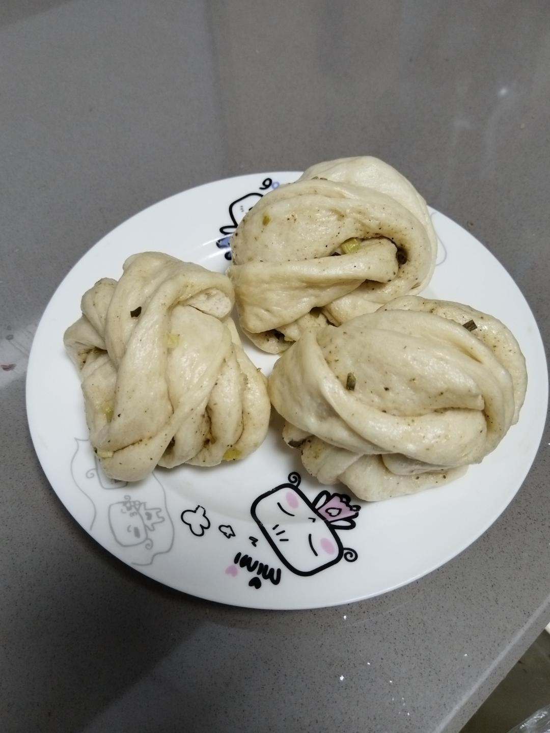 葱油椒盐花卷