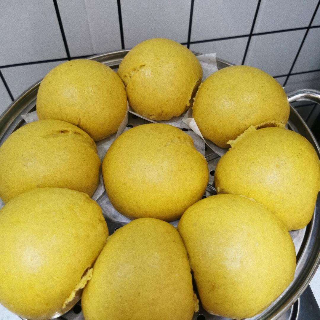 水光肌南瓜馒头