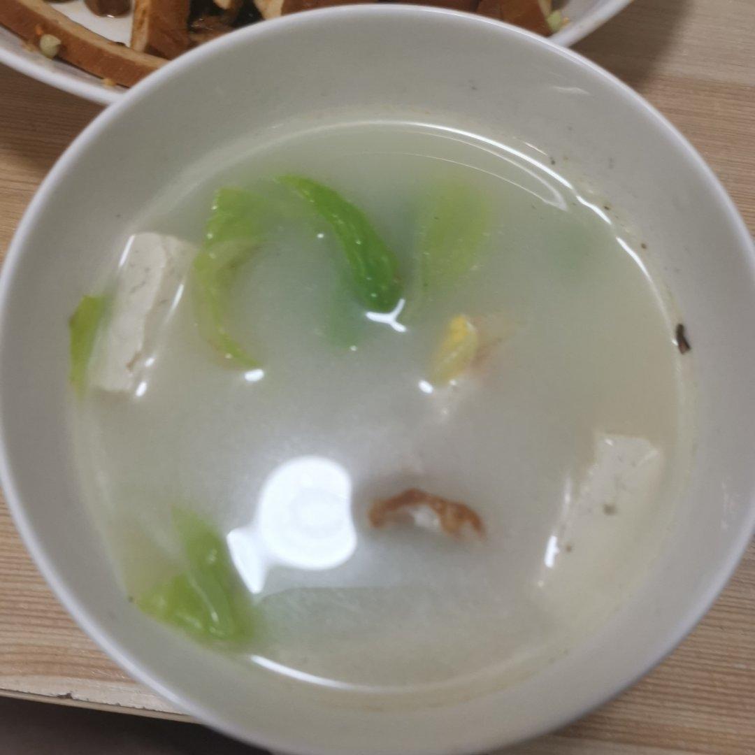 白菜豆腐汤