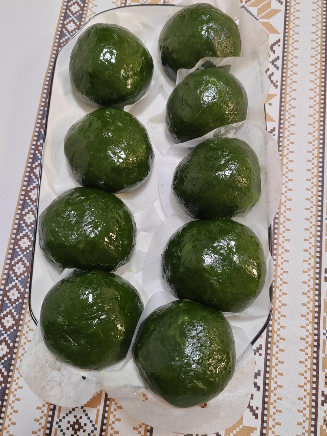 三种口味的青团🌸放三天都不硬 附艾草保存方法 馅料制作方法