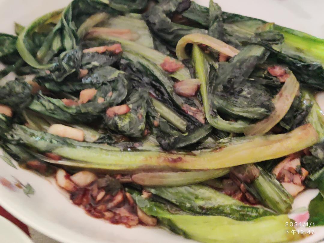 蒜蓉油麦菜（蚝油）