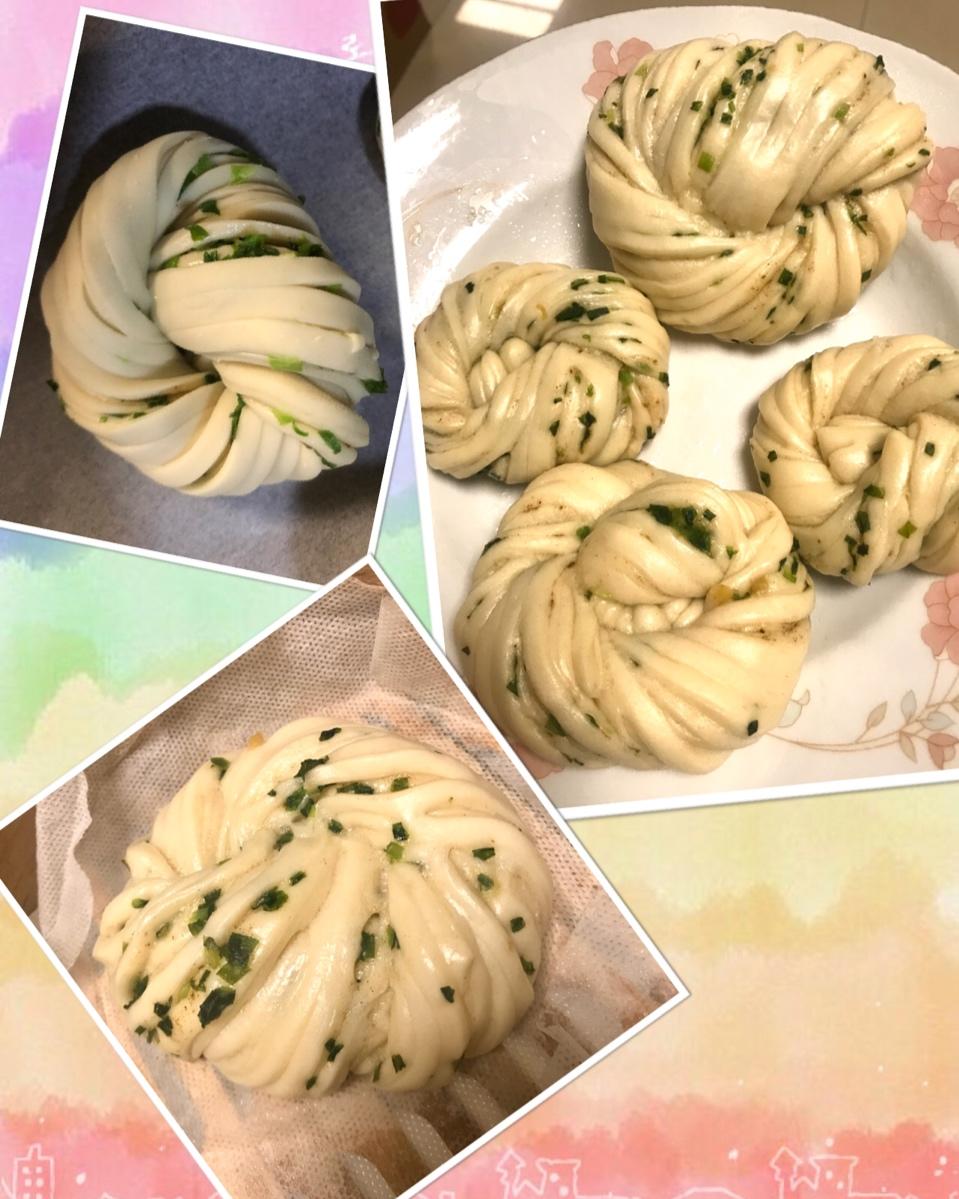 香葱银丝花卷【附扭花卷视频】