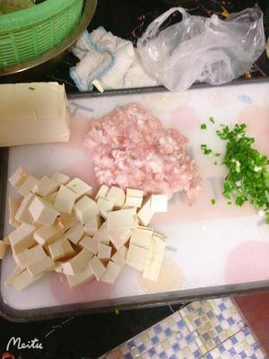 肉末豆腐的做法 步骤1