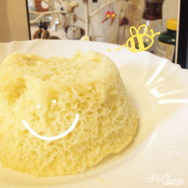 懒人食|1分钟微波炉柠檬酸奶小蛋糕（无油低脂版）