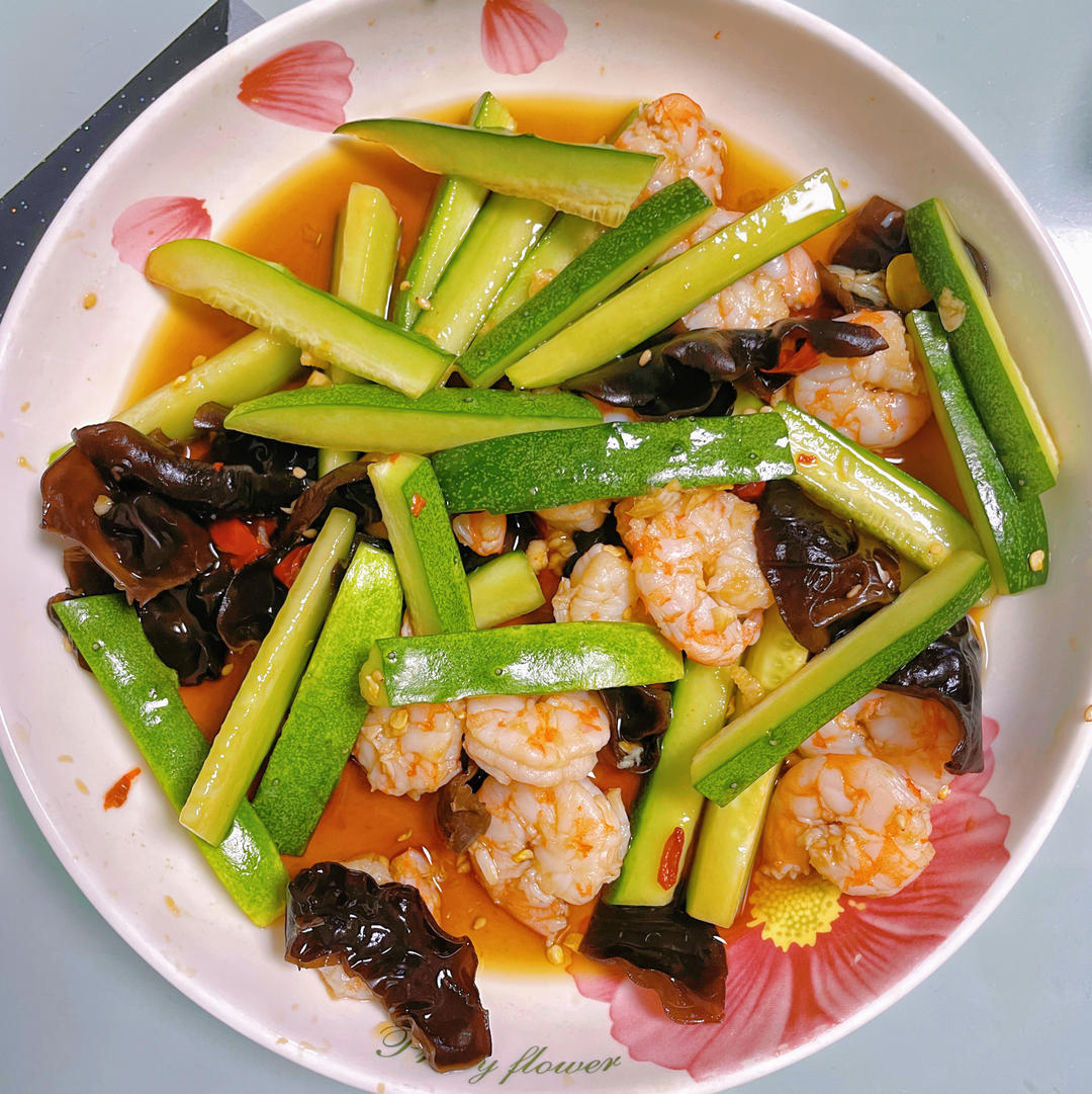 减脂餐l黄瓜凉拌虾滑🍤