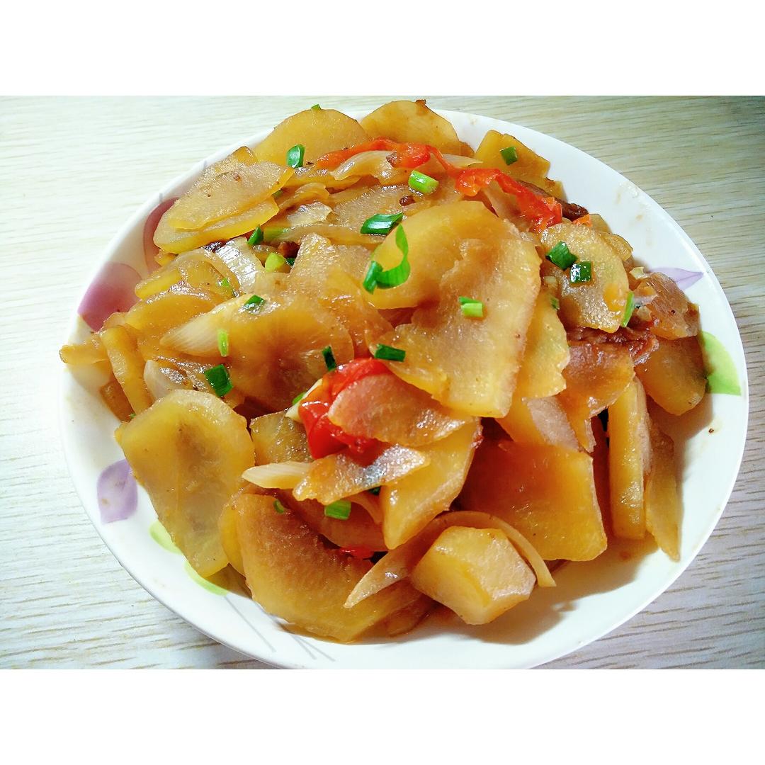 洋葱炒土豆