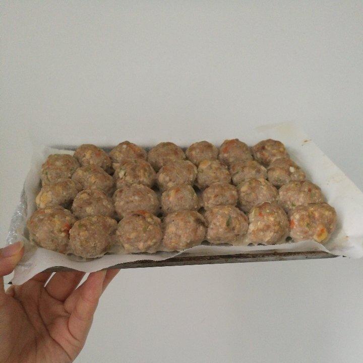 健康豆腐烤肉丸：这样做肉丸，少油低脂还好吃！