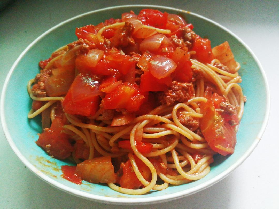 番茄肉酱意大利面的做法