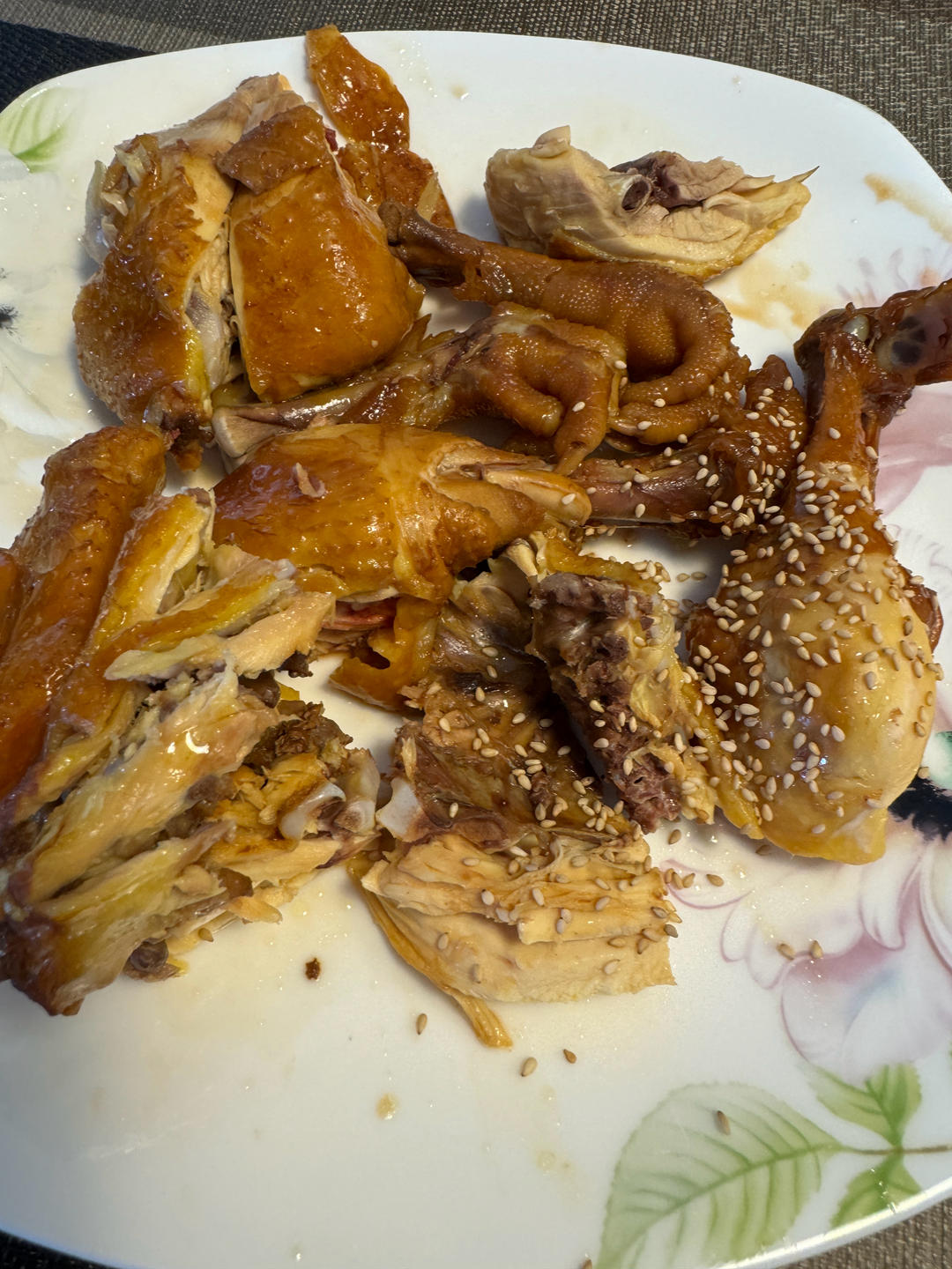 豉油鸡（玫瑰露酒香）