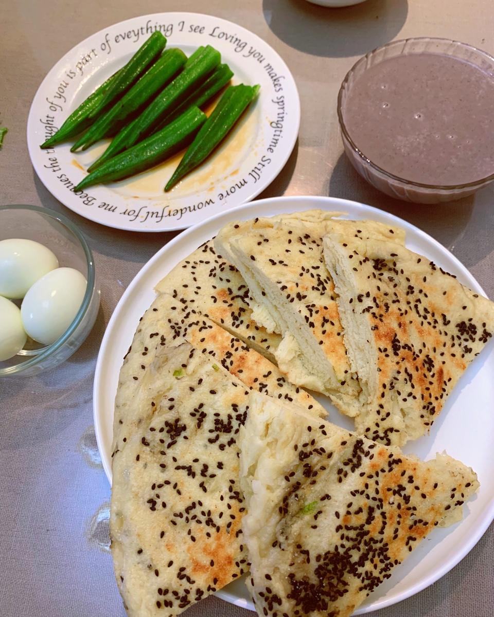 葱花千层大饼