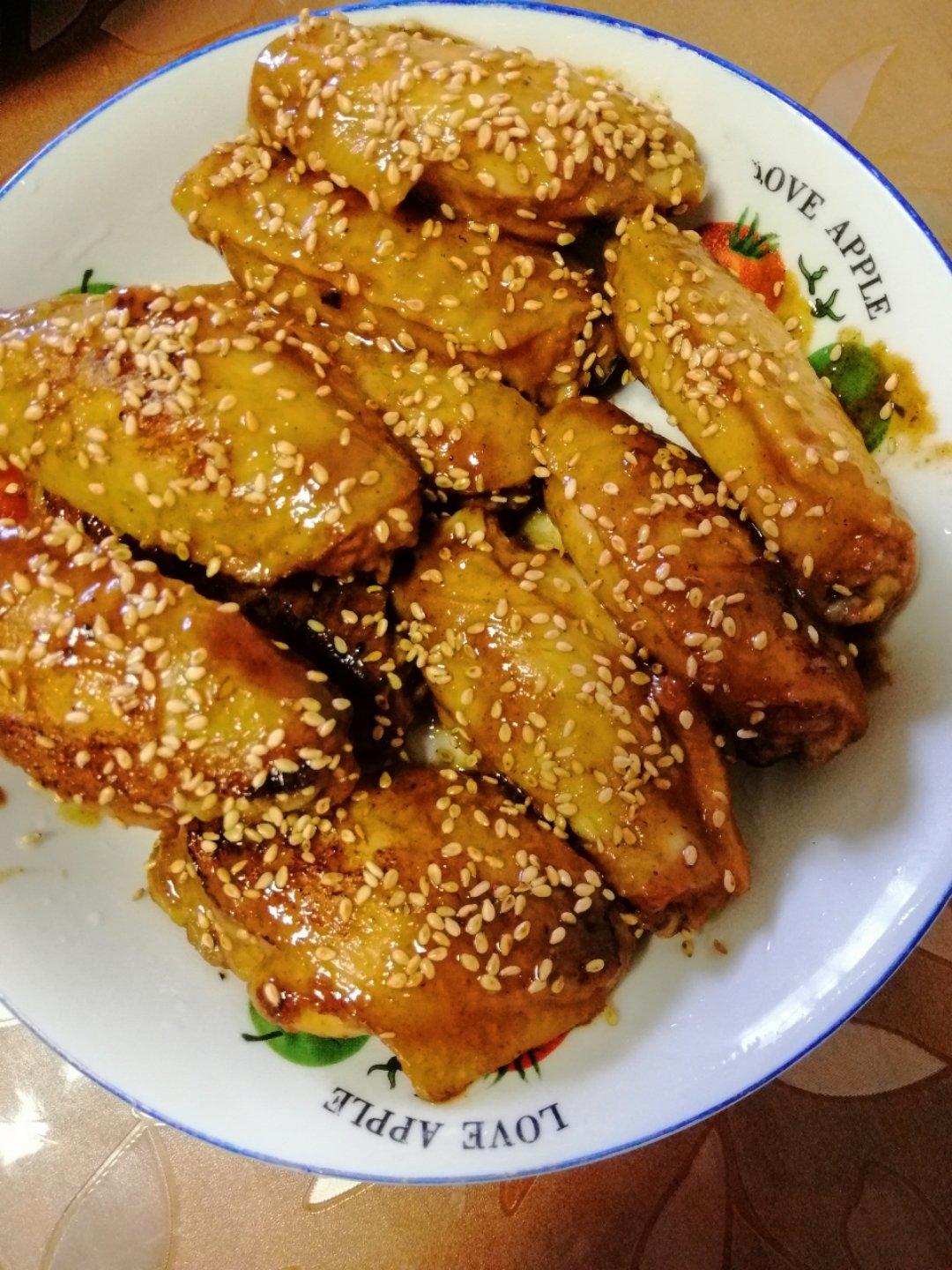 多吃两碗饭的【蜜汁鸡翅】